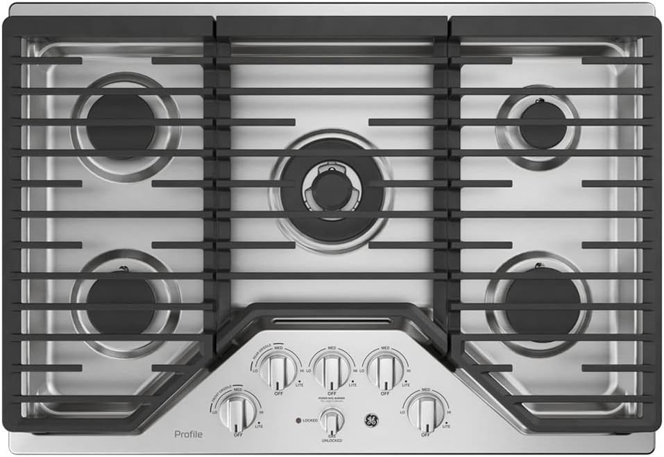 GE gas stove with convection oven for faster baking