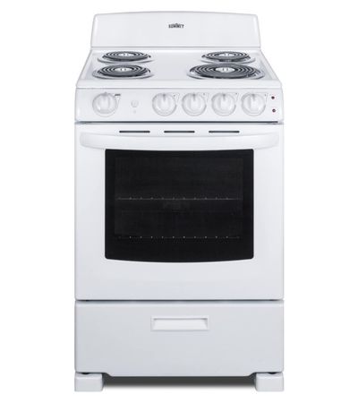 Summit RE2411W 24" Electric Coil Range stove