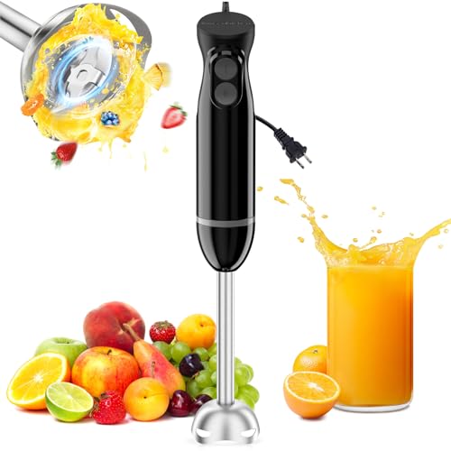 Ovente 300W Immersion Hand Blender