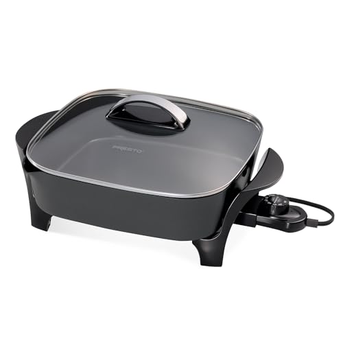 Crux Extra Deep Nonstick Scratch Resistant Electric Skillet