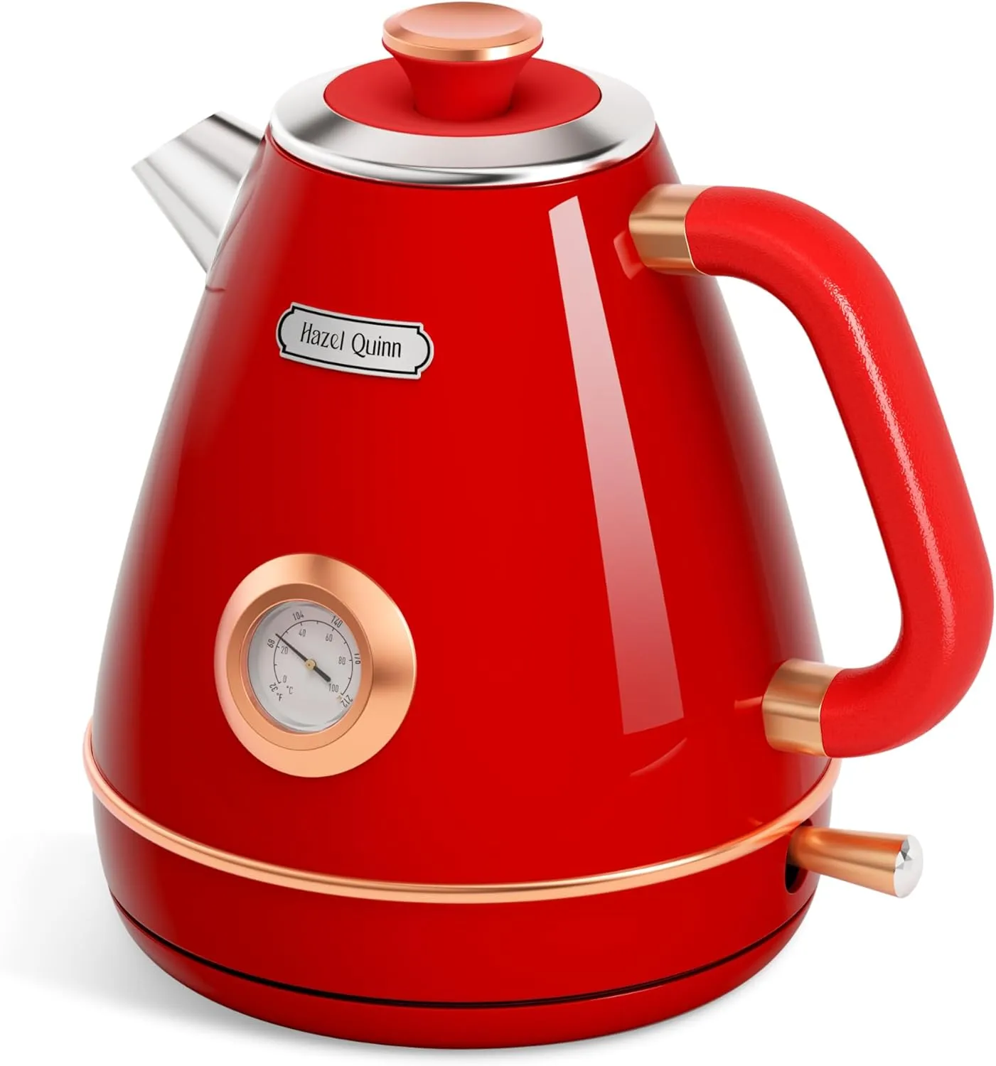 Hazel Quinn Retro Electric Kettle Ruby Red