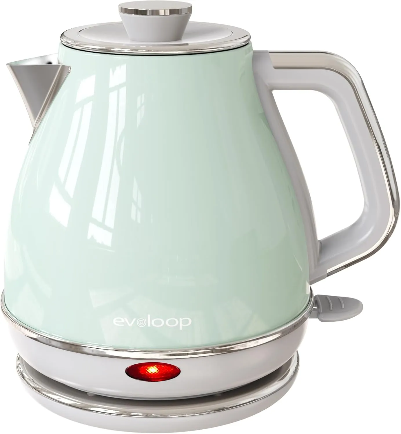 Evoloop Retro Electric Kettle Green