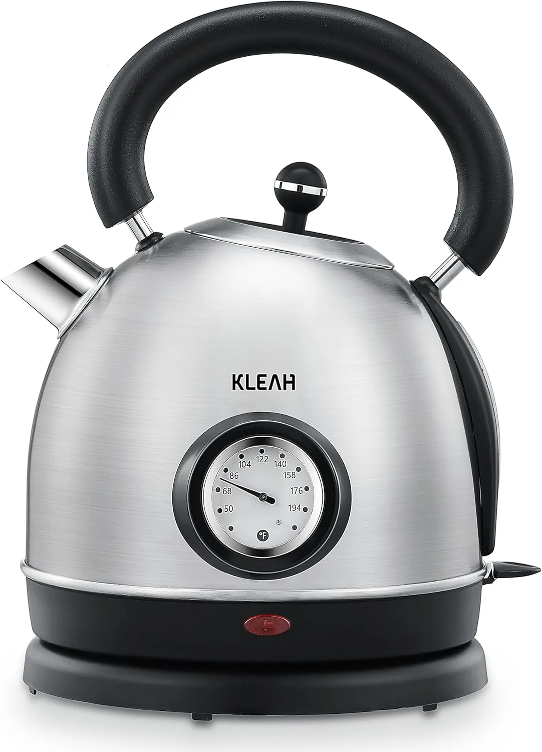 KLEAH Retro Electric Kettle Silver
