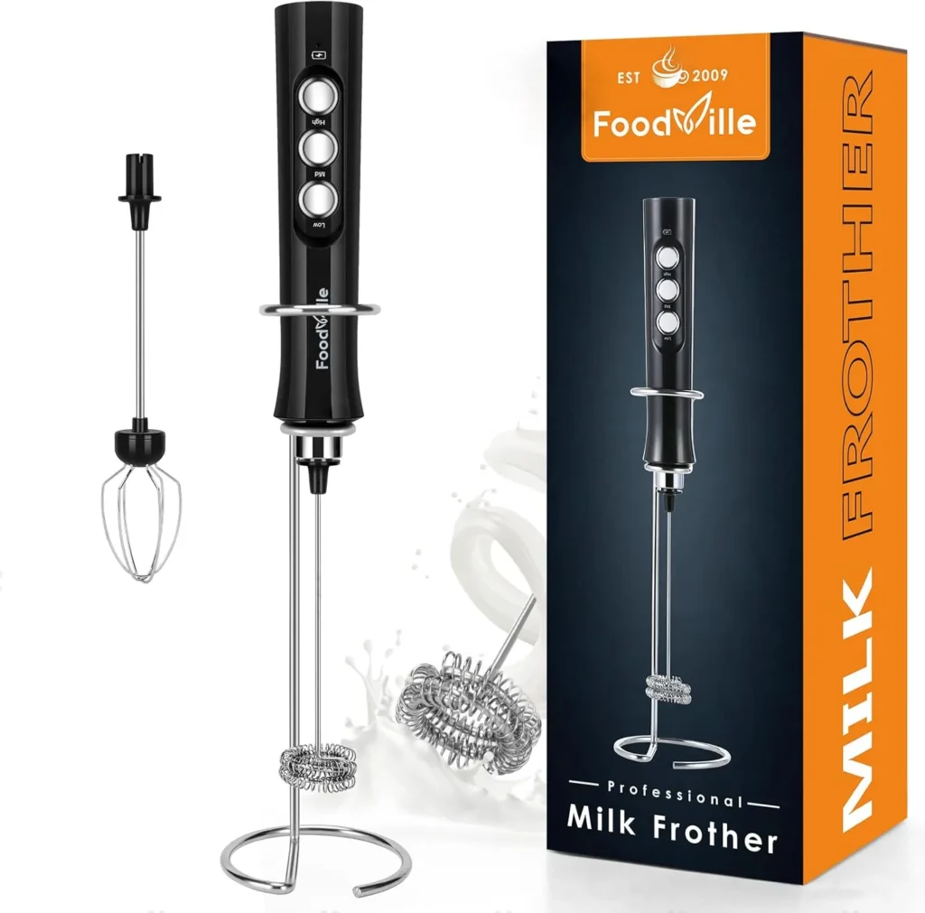 MF02 Rechargeable Milk Frother is a must-have kitchen gadget 2025 and innovative kitchen gadget