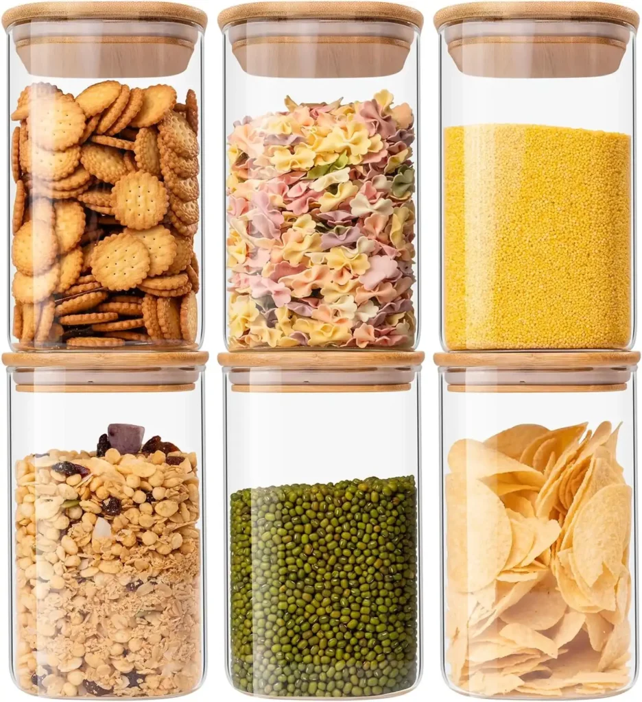 Liuruiyu Glass Food Storage Jars