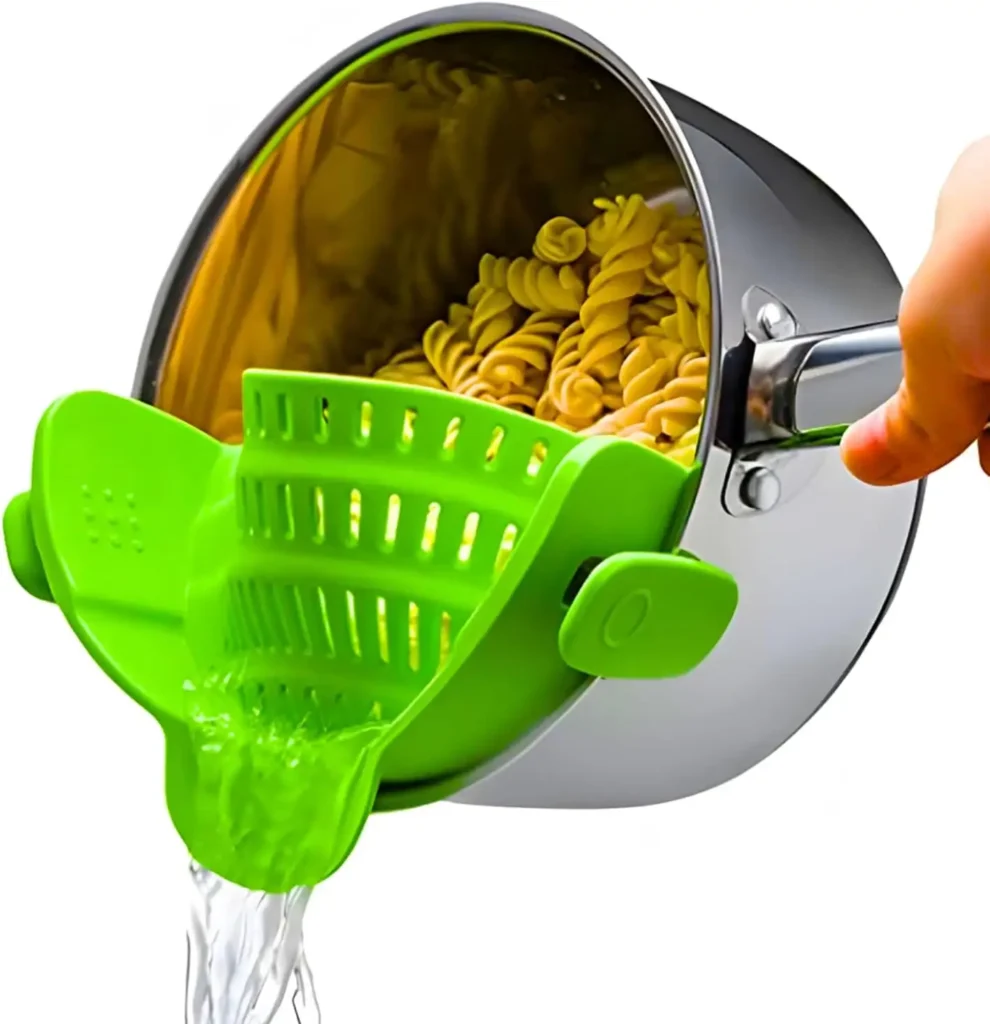  Kitchen Gizmo Snap N’ Strain Clip-On Strainer