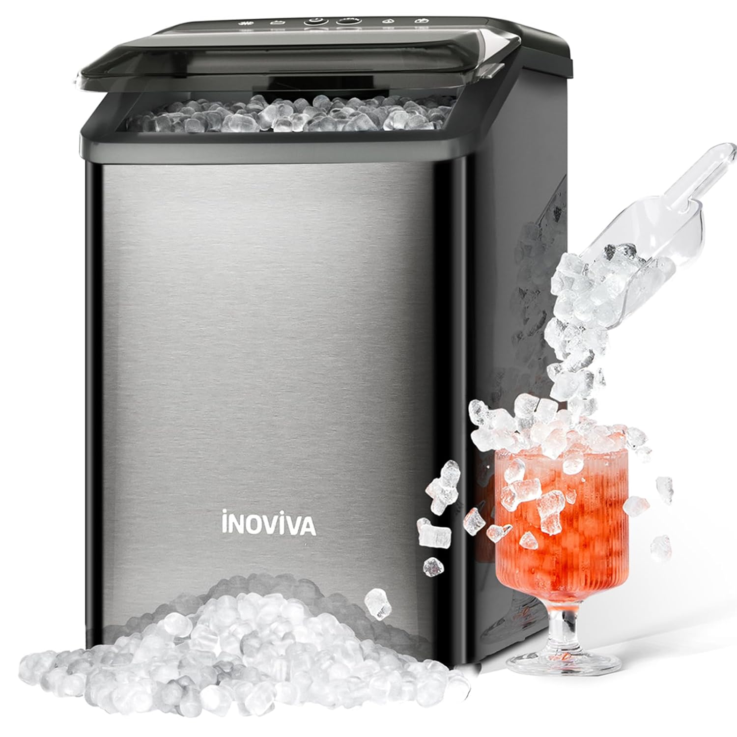 Countertop Nugget Ice Maker Soft Chewable Ice
